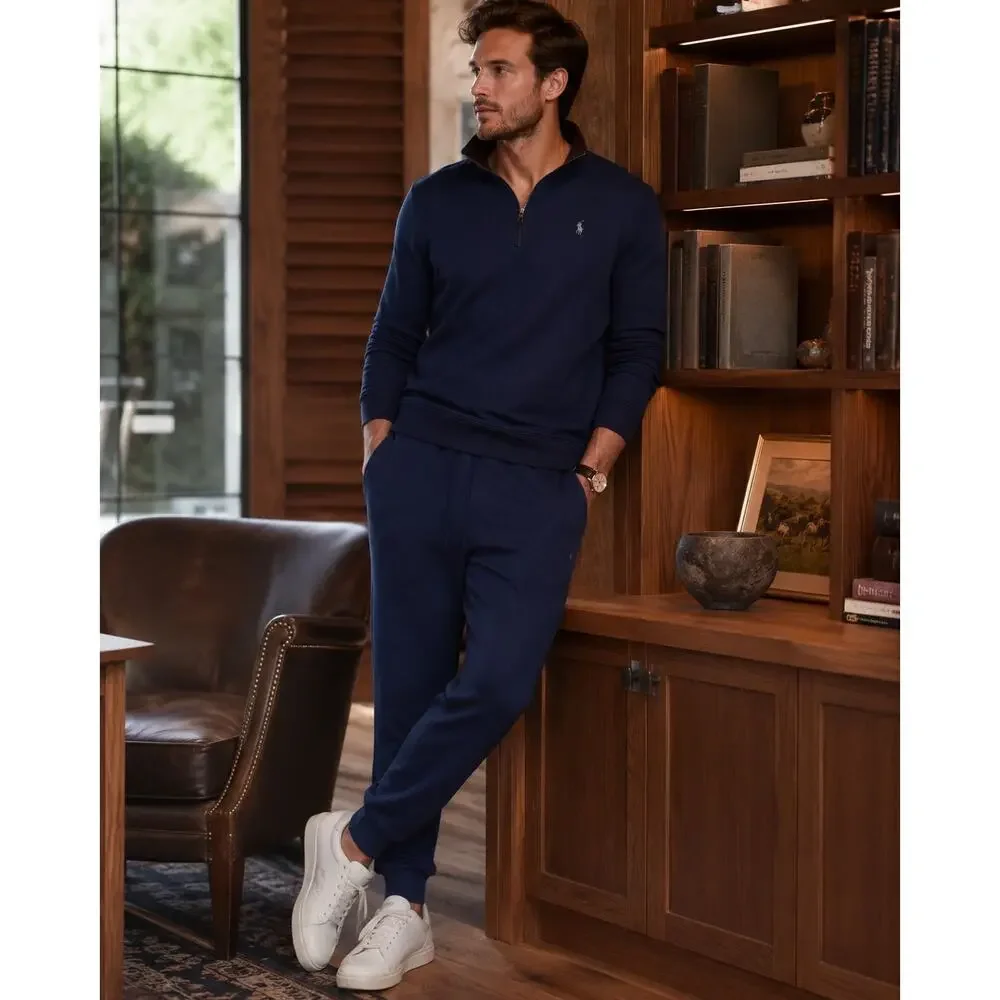 RLX Ralph Lauren Performance Waffle-Knit Jogger Pants Navy NWT — Size 2XL